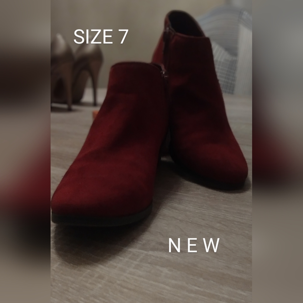 Women's Red Ankle Boots